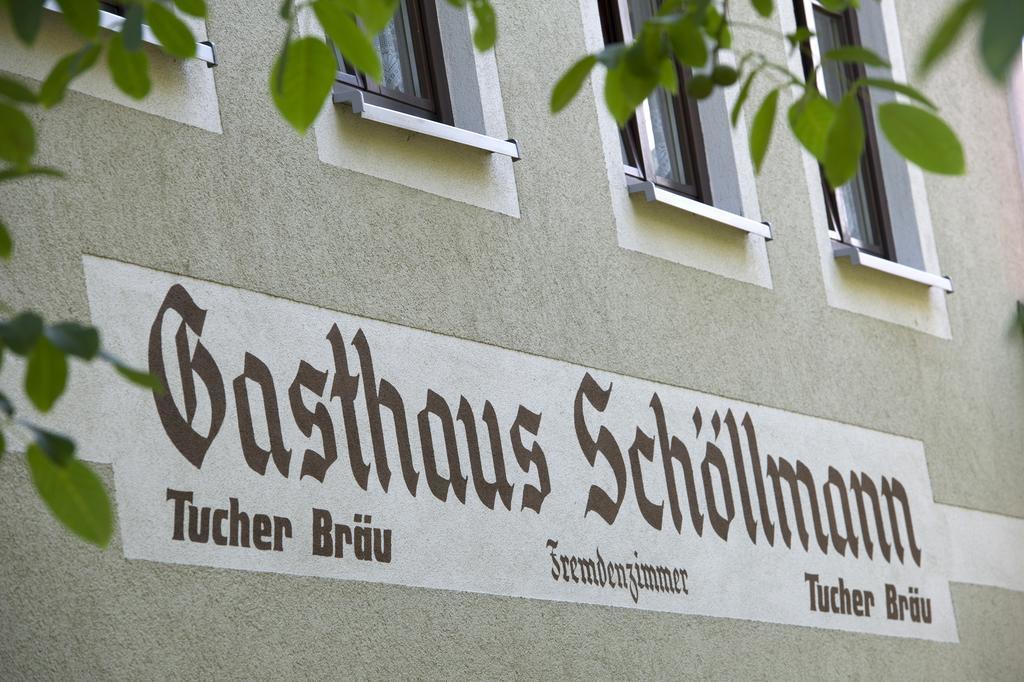 Gasthaus Schoellmann Feuchtwangen Exterior foto